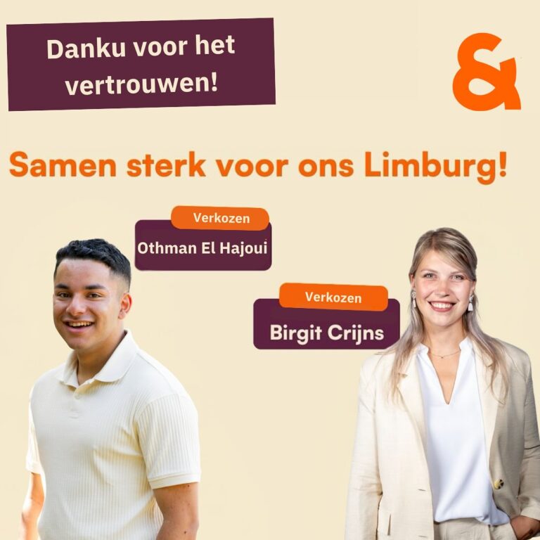 Zutendaal blinkt uit in CD&V Limburg: proficiat Birgit en Othman!