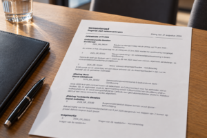 Gemeenteraad augustus: meer vragen dan agendapunten